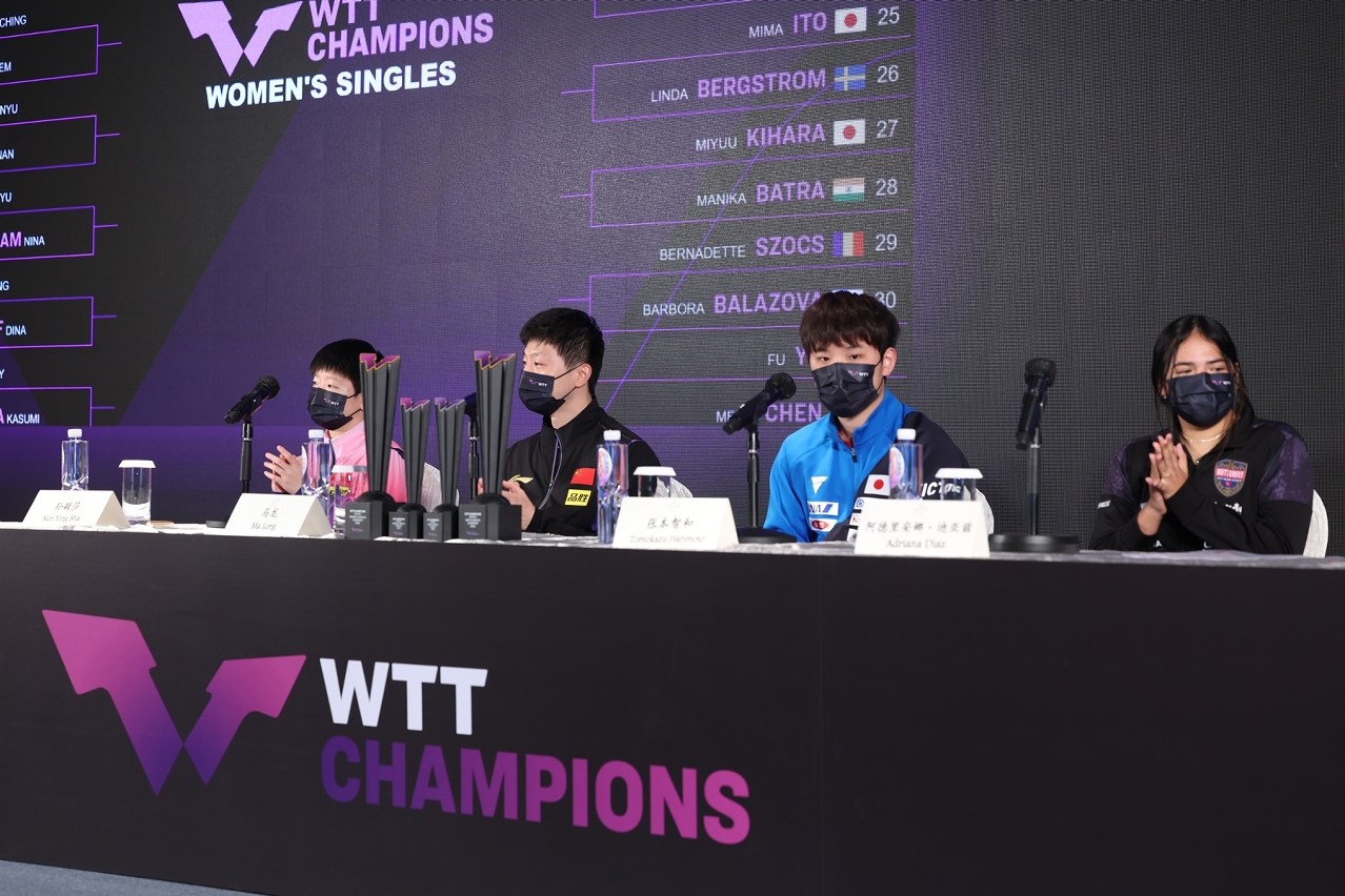 WTT Champions Macao 2022 presented by Galaxy Entertainment Group kicks off tomorrow Macao SAR