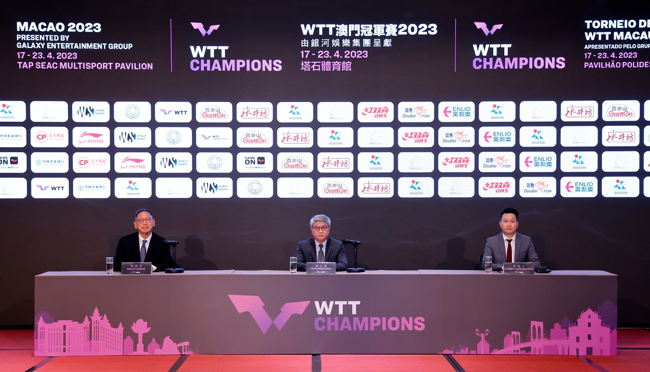 Tickets to WTT Champions Macao 2023 presented by Galaxy Entertainment