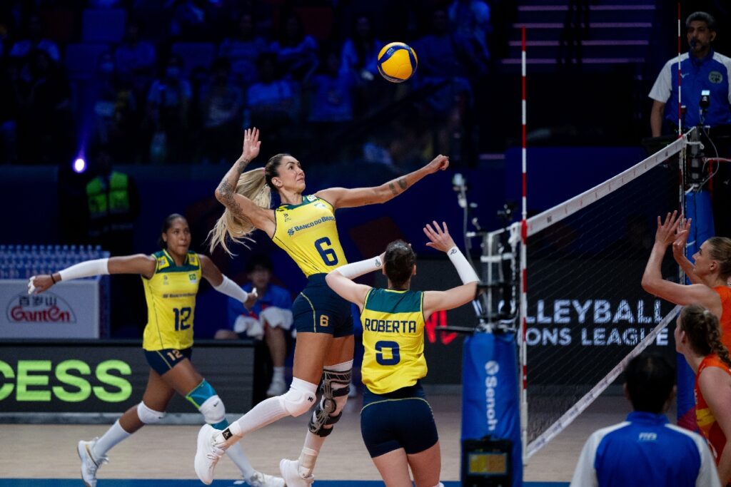 ギャラクシーエンターテイメントグループが主催する2024年マカオ女子バレーボールネイションズリーグでブラジル、イタリア、日本が優勝を獲得しました。