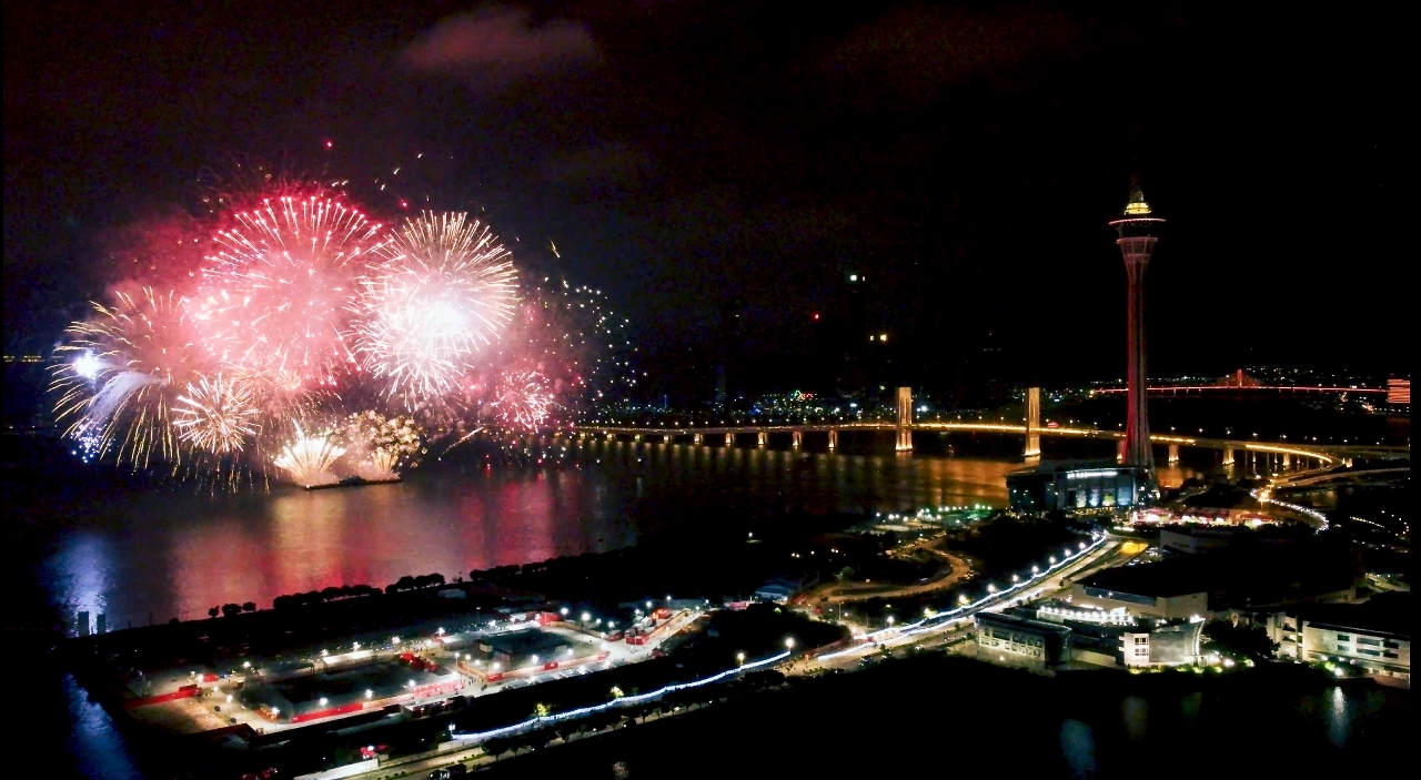 Fogos de artifício, jogos pirotécnicos para celebrar o ano novo ou